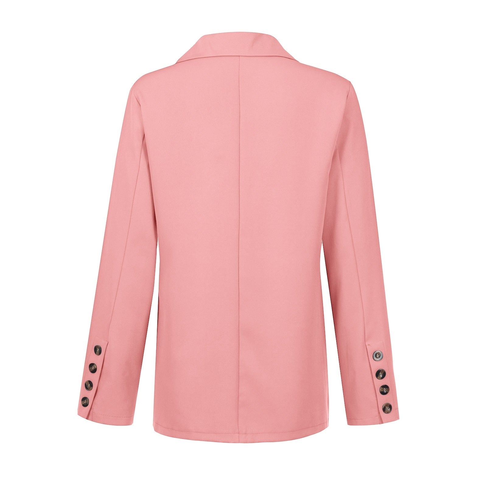 Pink Blazer For Top Office Jacket Ladies Wear Loose Sleeve Casual Blouse Female image 9