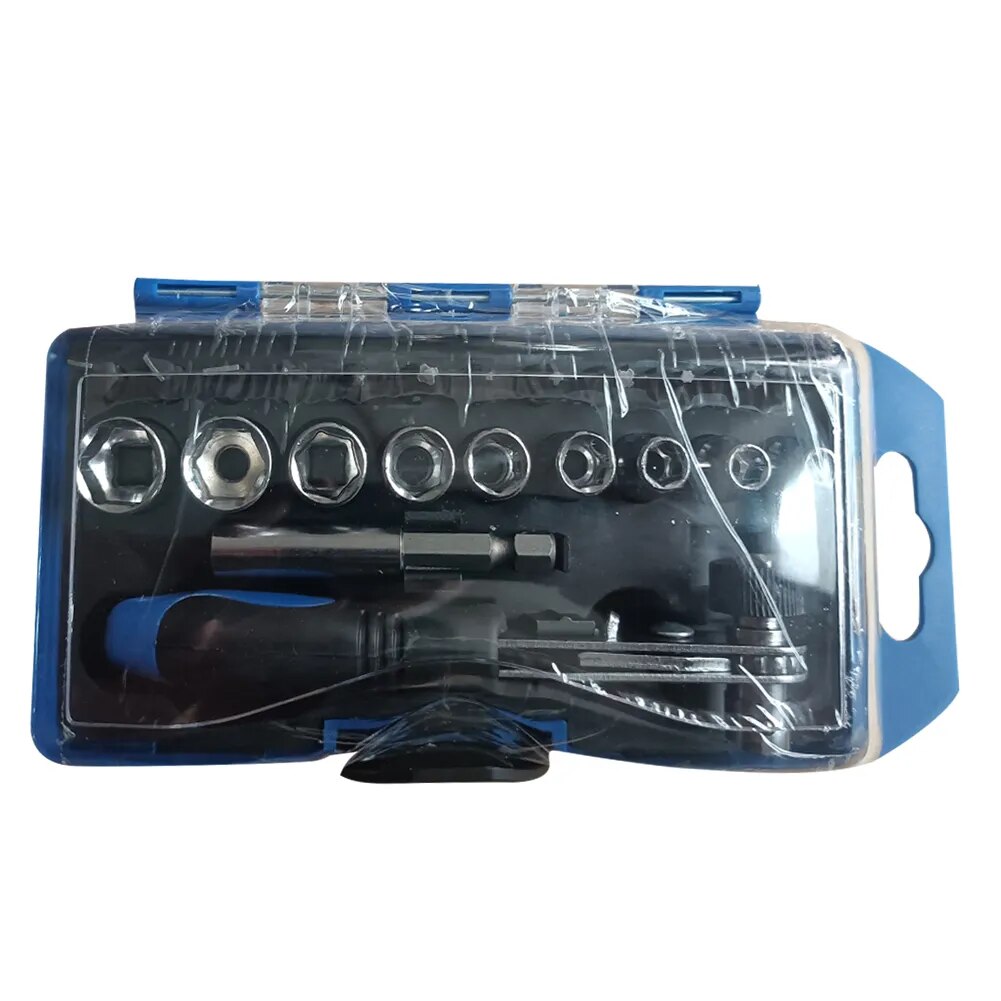 23pcs/set Ratchet Socket Wrench Set Multi-function Ratchet Spanner Wrench Kits image 4