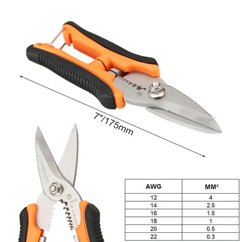 Multifunctional Professional Cable Wires Pliers Set Stripper Crimper Cutter Nee image 5