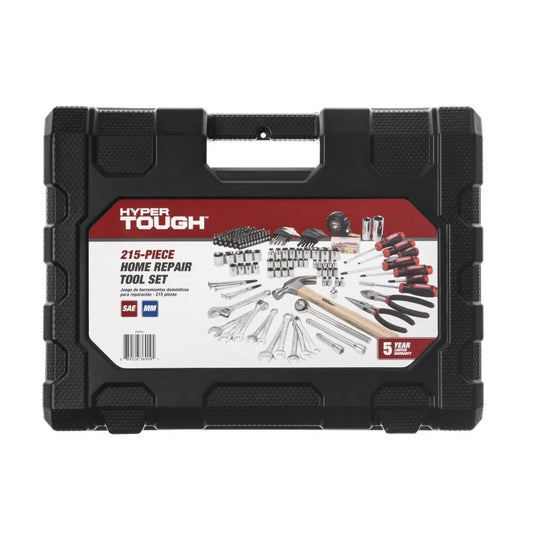 Hyper Tough 215 Piece SAE/MM Multi Tool Home Repair Tool Set image 0
