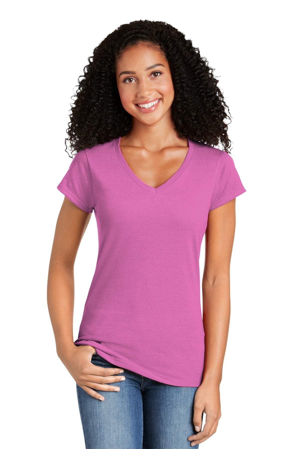 Gildan Softstyle? Women's Fit V-Neck T-Shirt. 64V00L