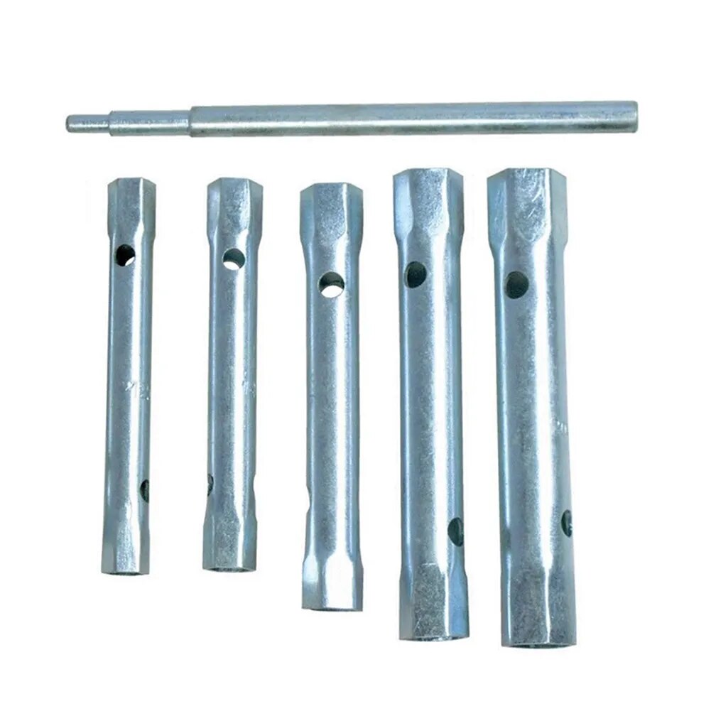 6Pcs 8-17mm Metric Tubular Box Wrench Set Tube Bar Spark-Plug Spanner For Autom image 5