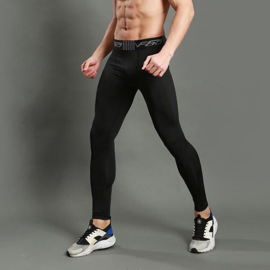 Mens Compression Pants Quick Dry Fit Sportswear Running Tights Men Legging Fitn