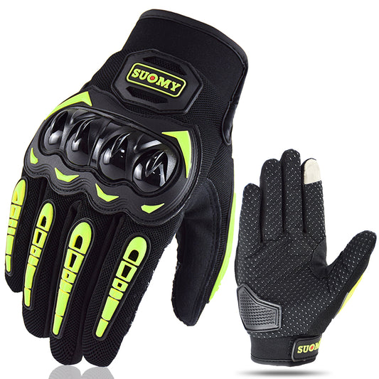 SUOMY Breathable Full Finger Racing Motorcycle Gloves Quality Stylishly Decorat