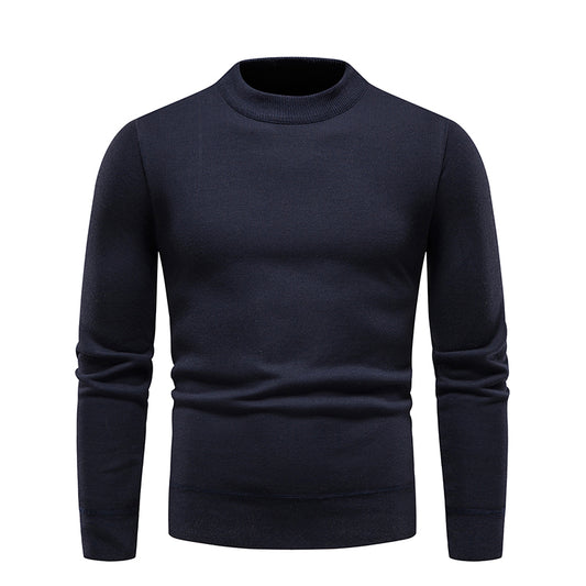 Men's Pullover Soft Sweater Winter Velvet Shirts Brand Clothing Knitted Fleece