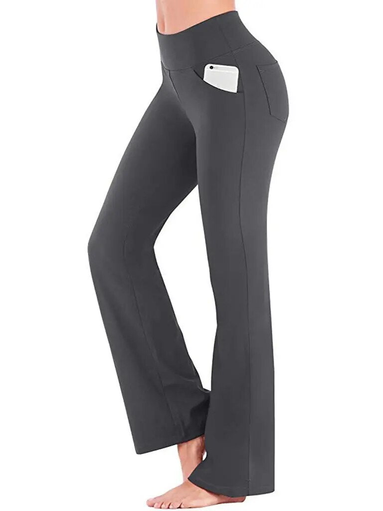 Ogilvy Mather Solid Elegant Female Lady Women's Legs Pants Palazzo Flared Wide