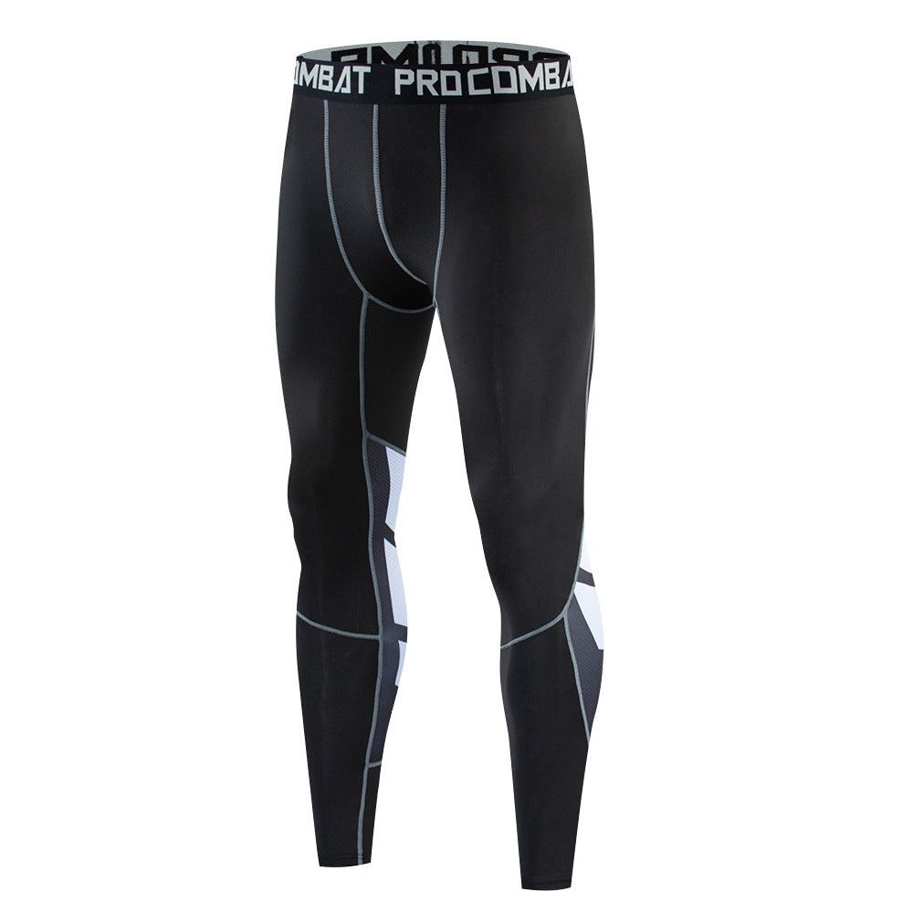 Mens Compression Pants Quick Dry Fit Sportswear Running Tights Men Legging Fitn