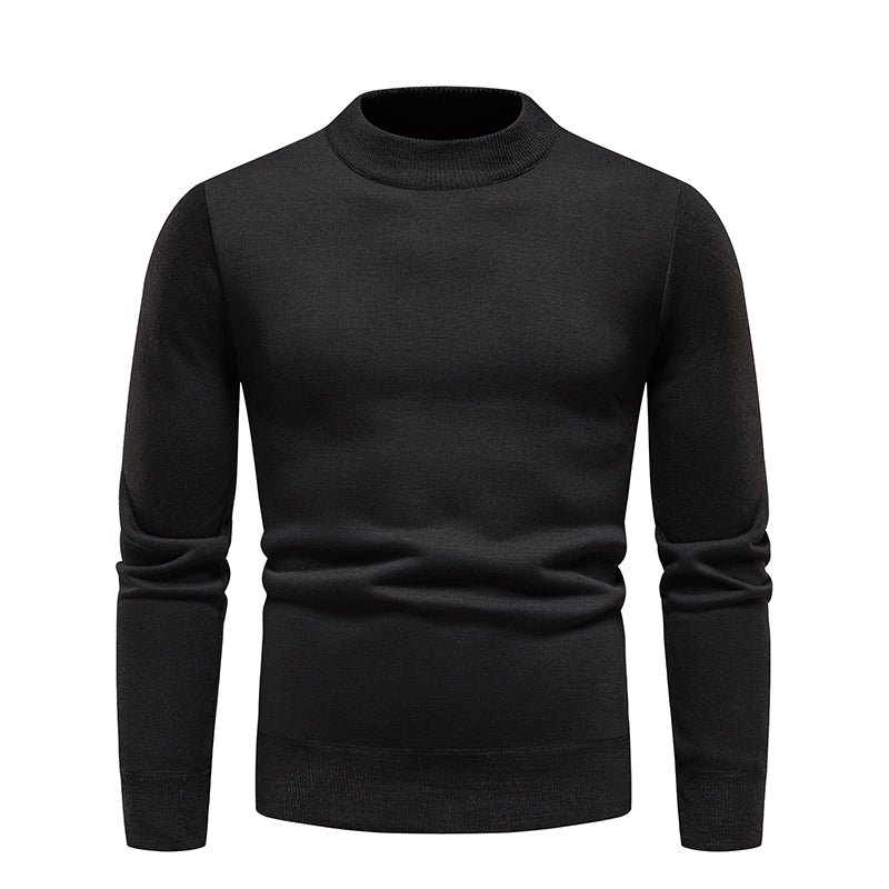 Men's Pullover Soft Sweater Winter Velvet Shirts Brand Clothing Knitted Fleece