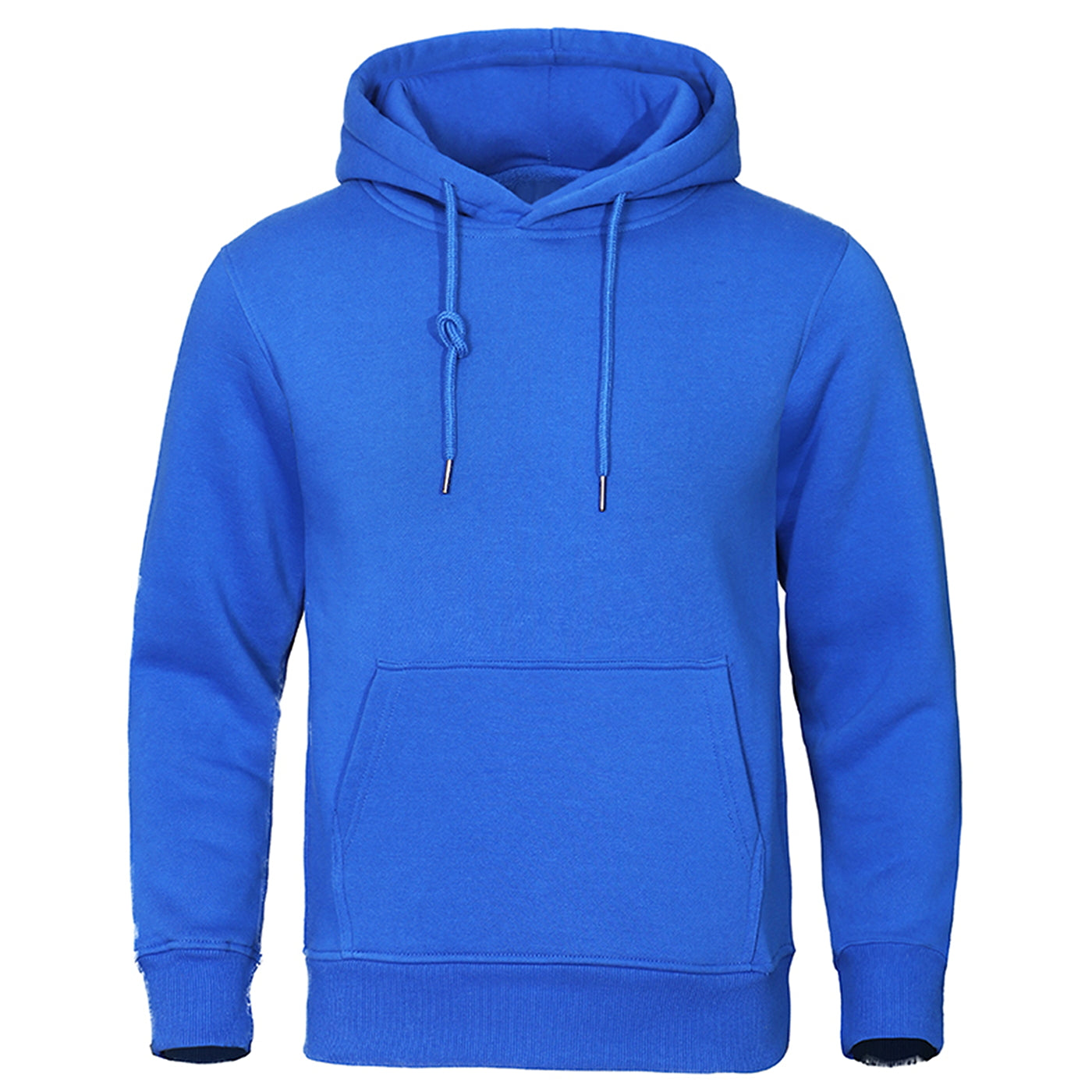 Solid Color Men Hoodies Fleece Warm Mens Sweatshirt Fashion Streetwear Casual M