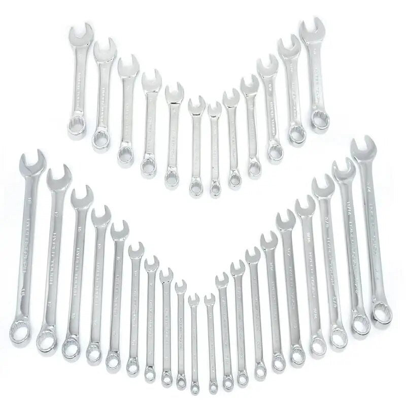 Combination Wrench Set, Metric & SAE image 2