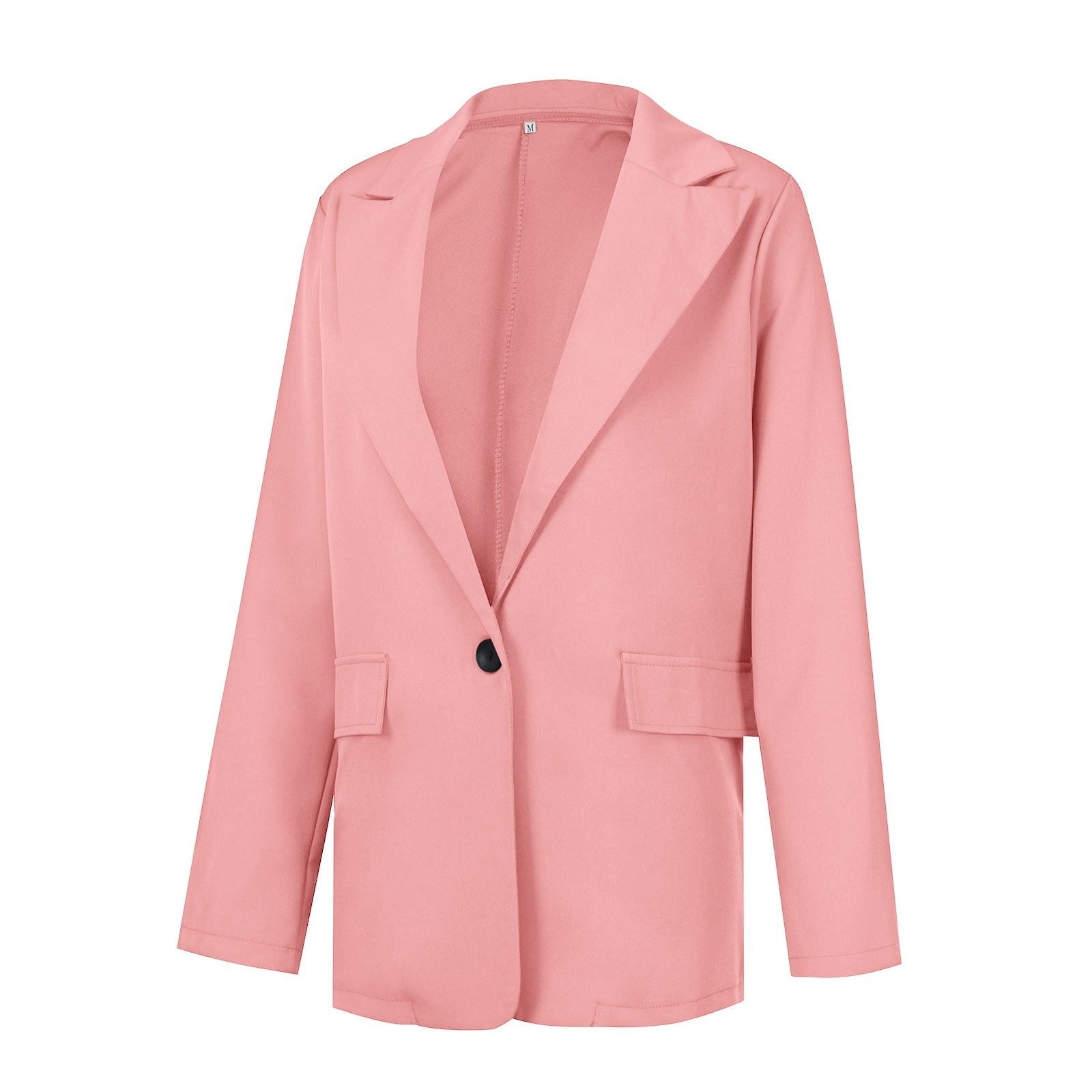 Pink Blazer For Top Office Jacket Ladies Wear Loose Sleeve Casual Blouse Female image 10