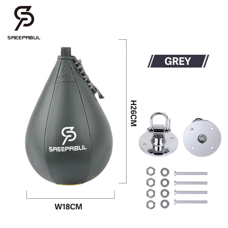 Free Shipping Swivel+Speed Ball Fitness Boxing Pear Speed Ball Set Reflex Infla image 2