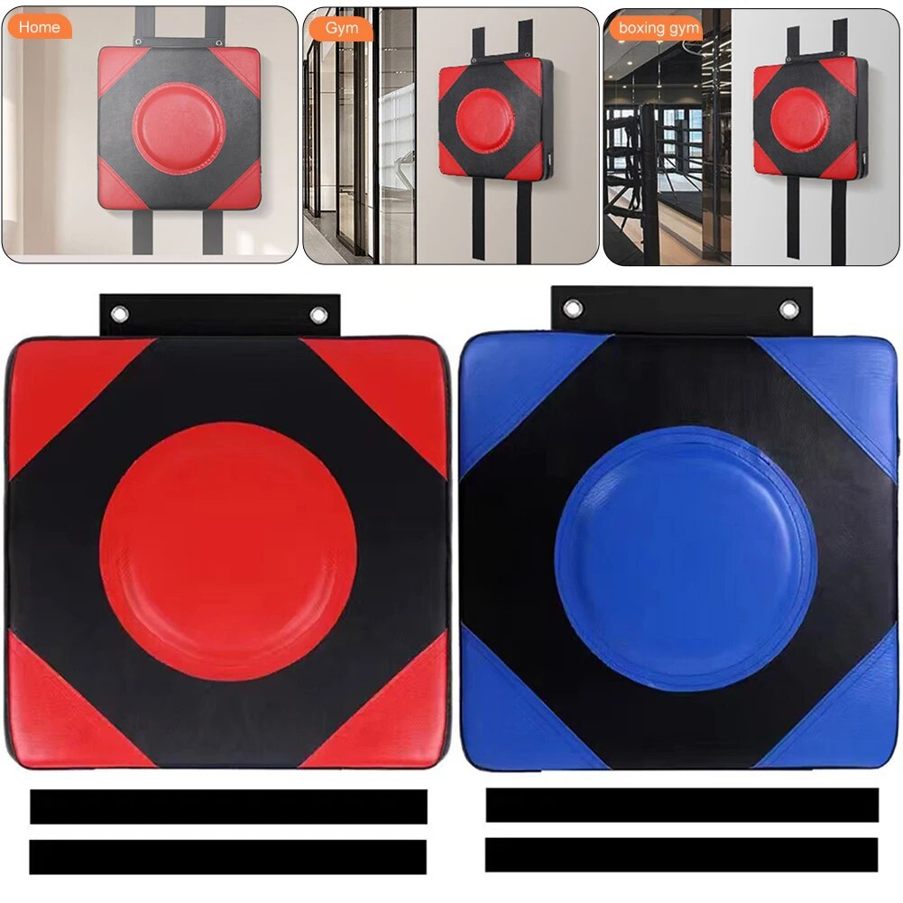 Boxing Mats PU Leather Square Wall Target Adjustable Height Boxing Training San image 4