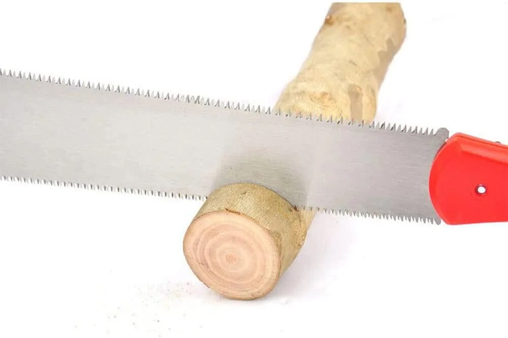 Double Edged Hand Saw 32cm/12.5”  Pull Saw Flexible Flush Cut Saw for Fine and image 3
