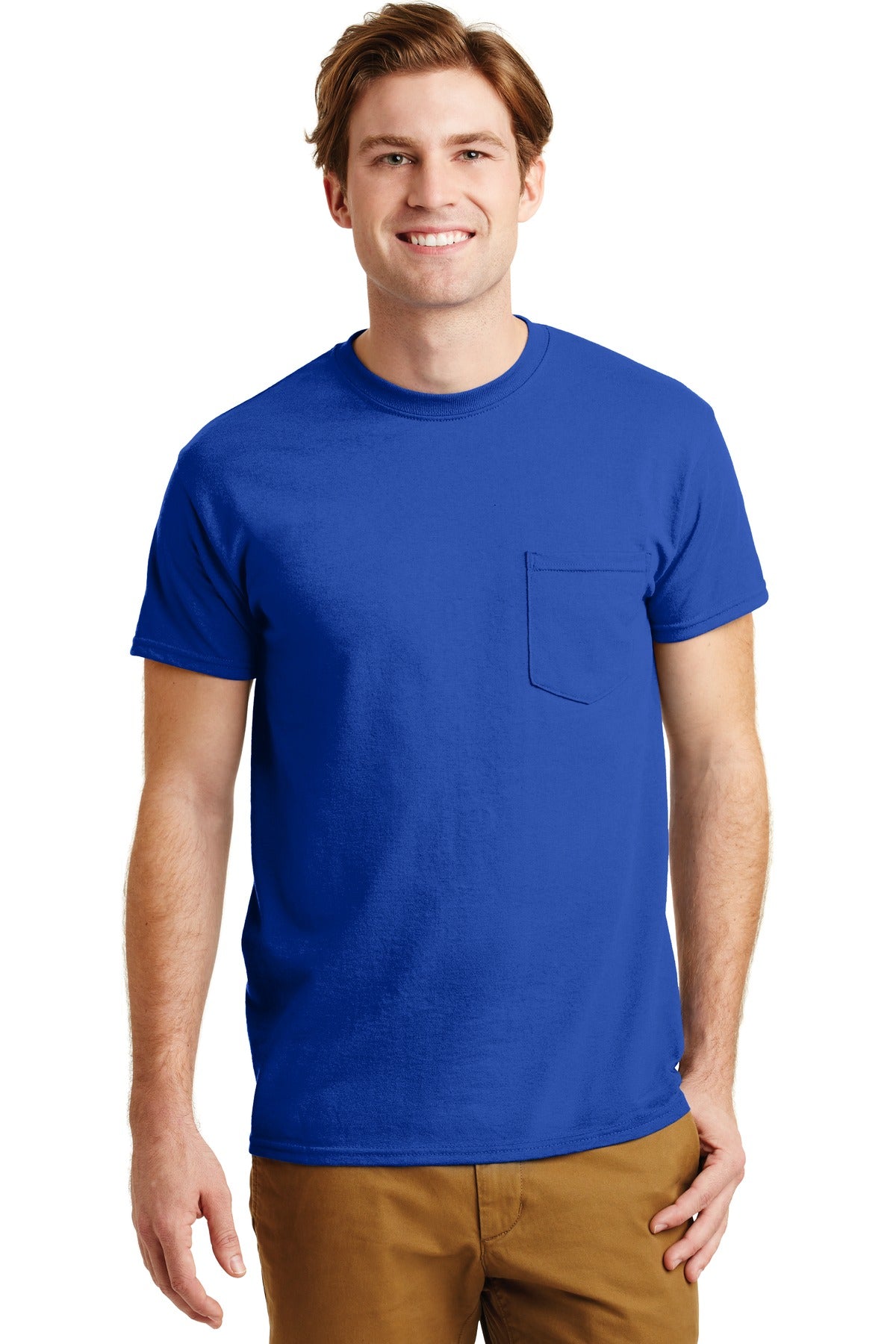 Gildan? - DryBlend? 50 Cotton/50 Poly Pocket T-Shirt. 8300