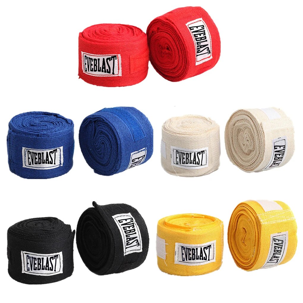 2 Rolls 3M Cotton Sports Strap Boxing Bandage Sanda Muay Thai Taekwondo Hand Gl image 5