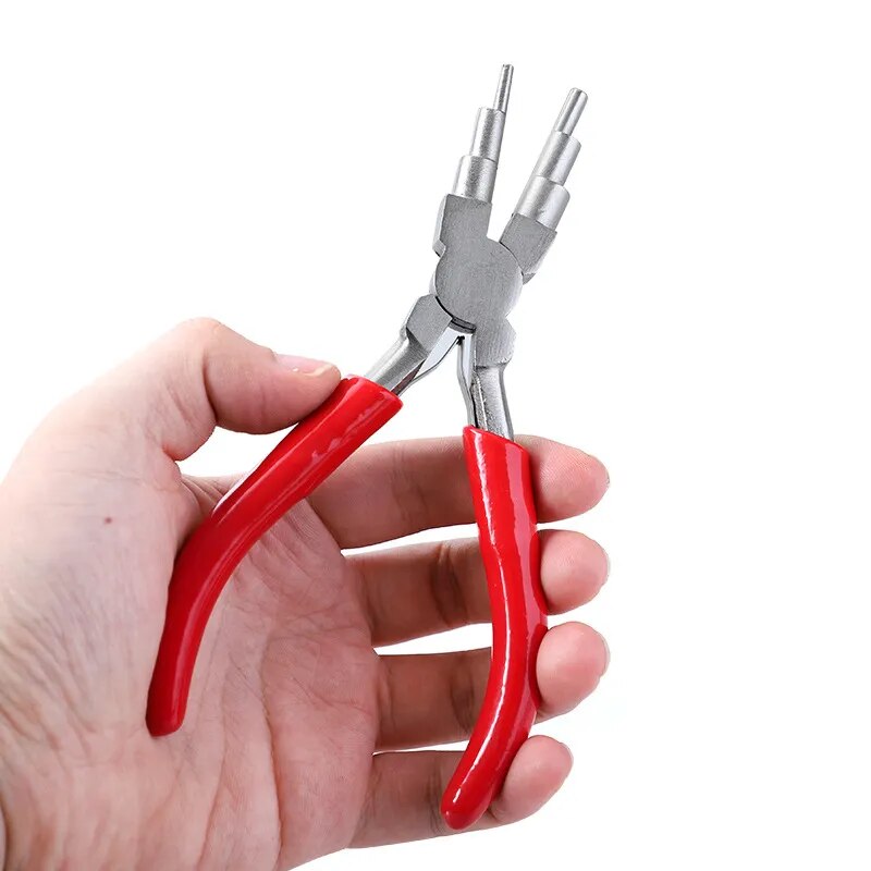 Mini Nylon Pliers Adjustable Diy Carbon Steel Clamp Pincers Jewelry Pliers Angl image 6