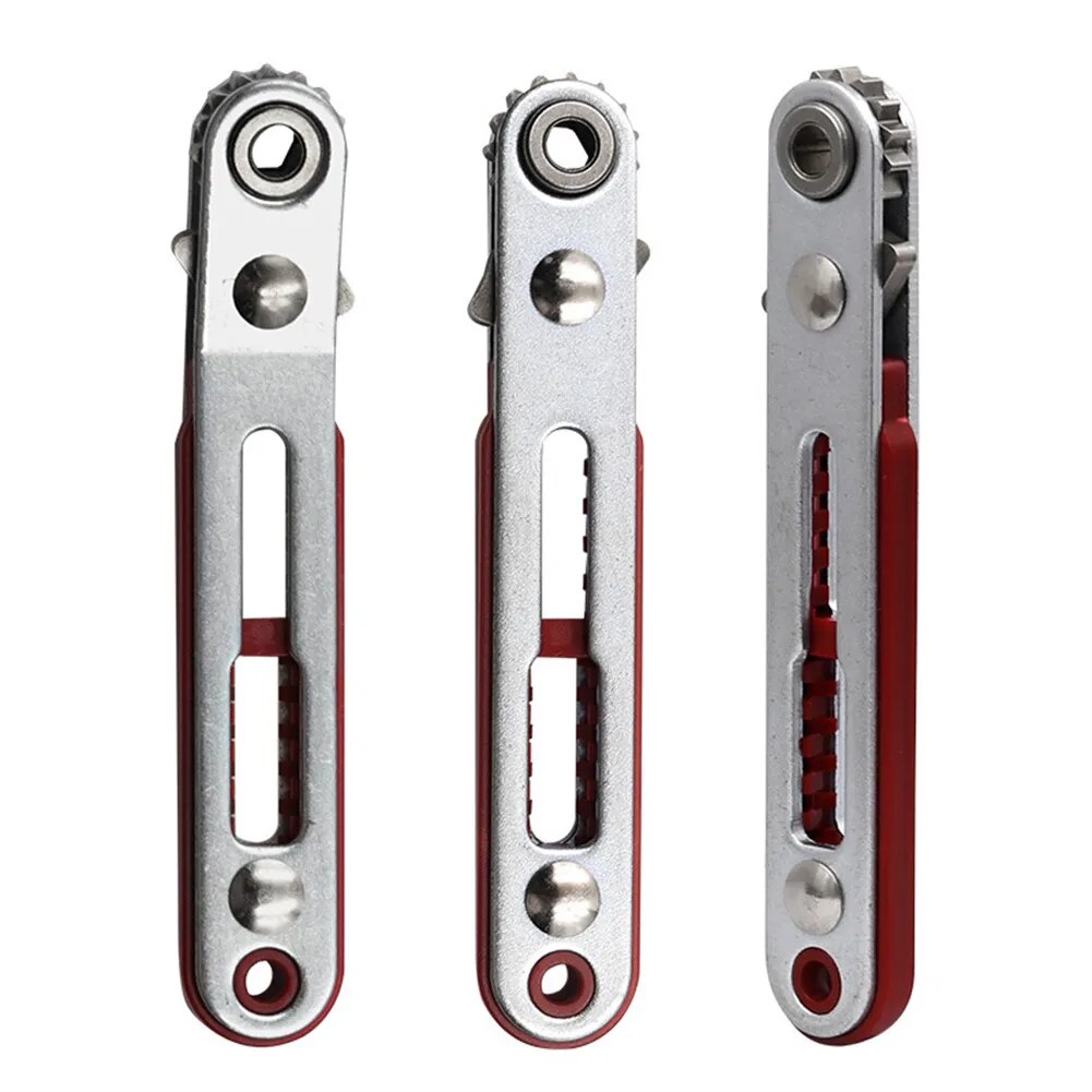 Two-Way Mini Ratchet Wrench Hexagon Manual Tool Drill Bits Bidirectional Contro image 7