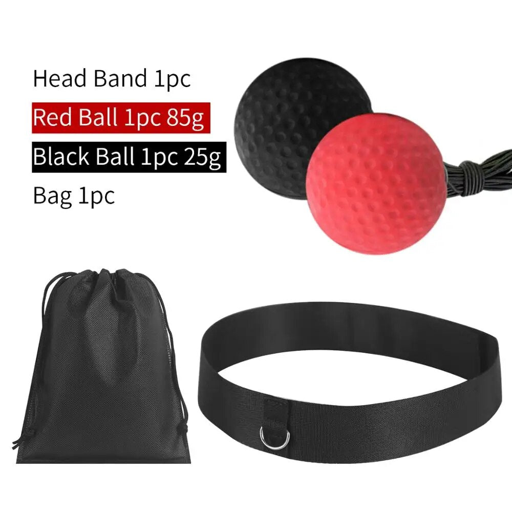 Boxing Reflex Ball Boxing Balls with Headband Punching Speed Fight Skill and Ha image 2