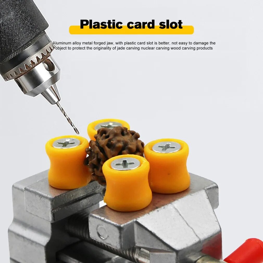 Strong Suction Cup Base Carving Table Bench Vise Mini DIY Metal Home Tools Spac image 1