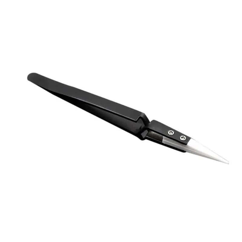 Stainless Steel Tweezers Anti Static Fine Pointed Elbow Precision Tweezers Sold image 2