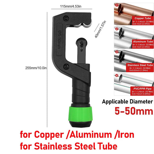 Pipe Cutter Tubing Cutter 4mm to 70mm Bearing Tubing Mini Pipe Cutter for Coppe image 0