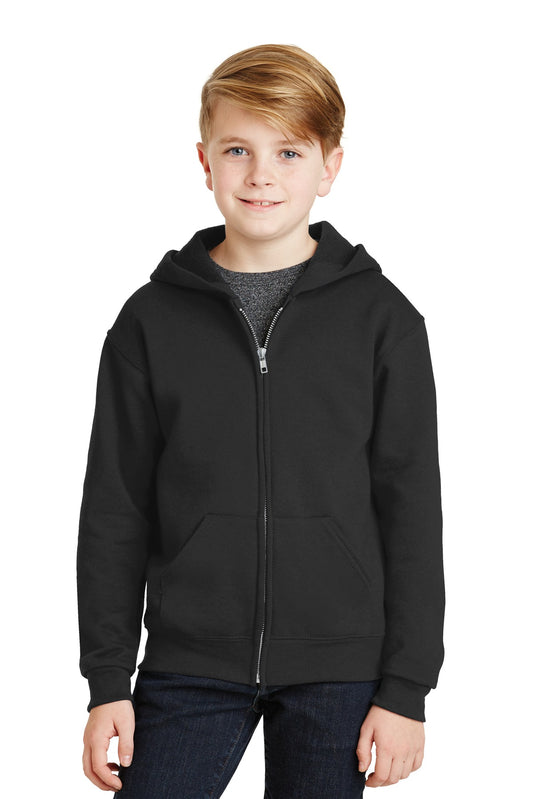 Jerzees? - Youth NuBlend? Full-Zip Hooded Sweatshirt.  993B