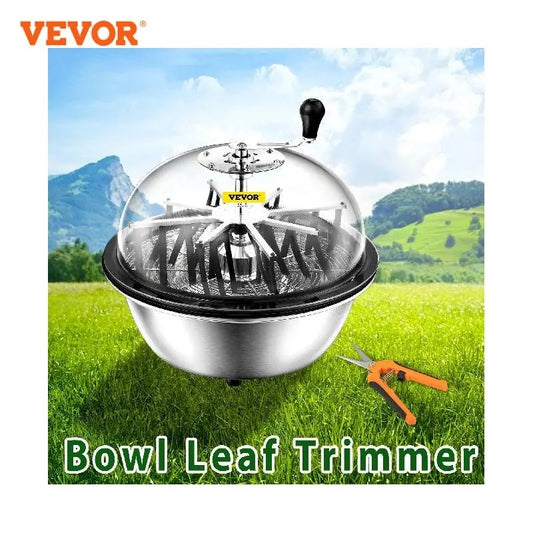 VEVOR Hydroponic Leaf Bowl Leaf Trimmer 16 19 24 Inch Twisted Spin Cut Garden T image 0