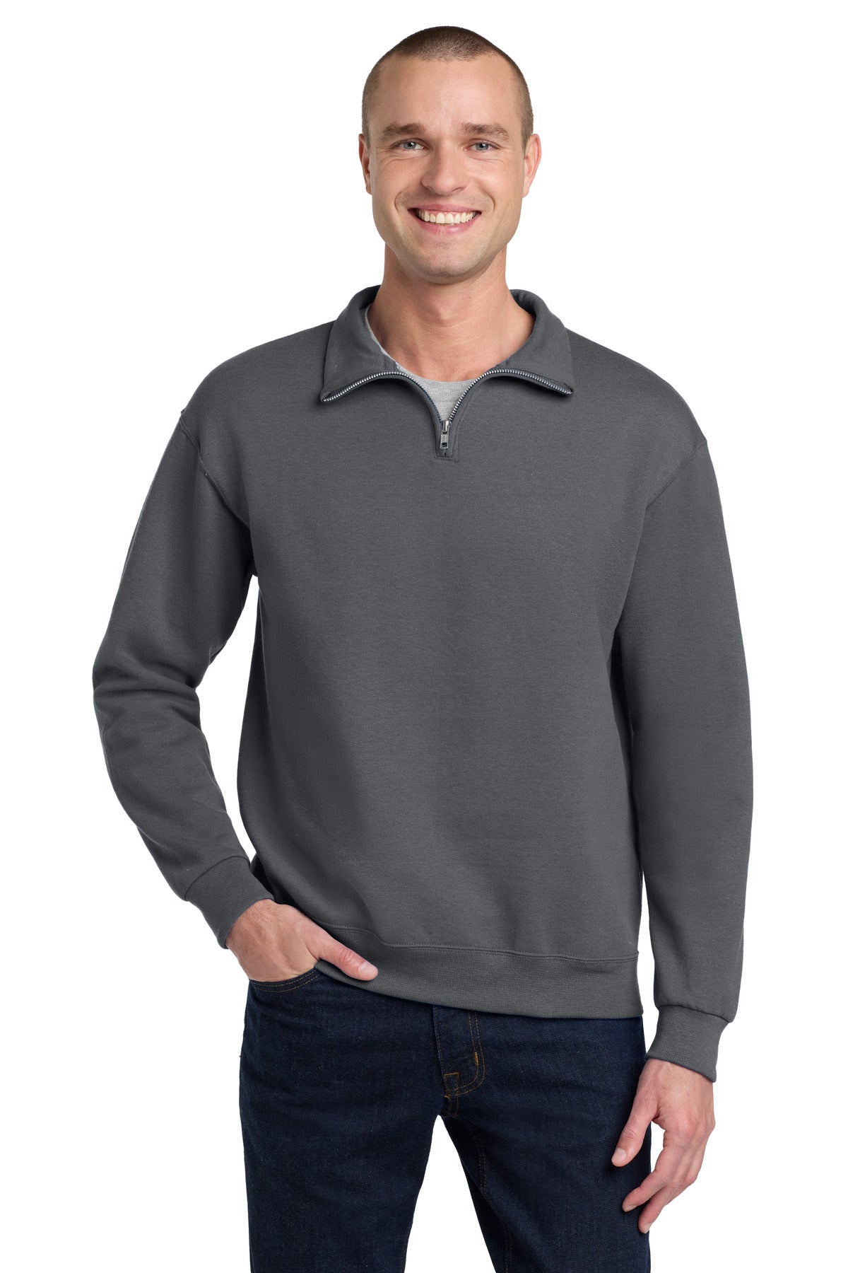 Jerzees? - NuBlend? 1/4-Zip Cadet Collar Sweatshirt. 995M