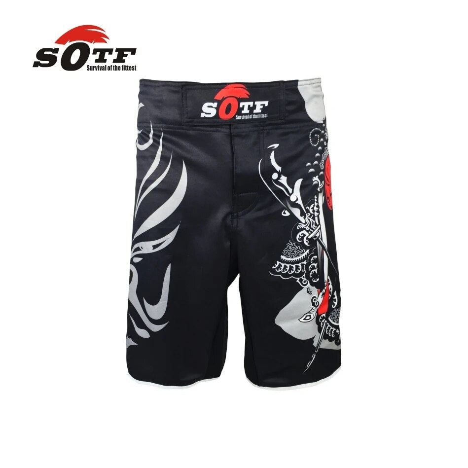 SOTF mma shorts boxing muay thai boxing trunks tiger muay thai kickboxing fight image 3