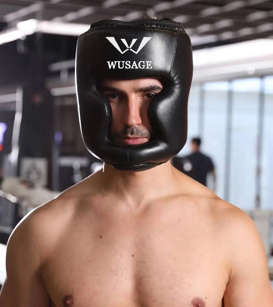 Boxing Helmet Headgear Protective Gear Training Adults Kids Equipment For Sparr image 12