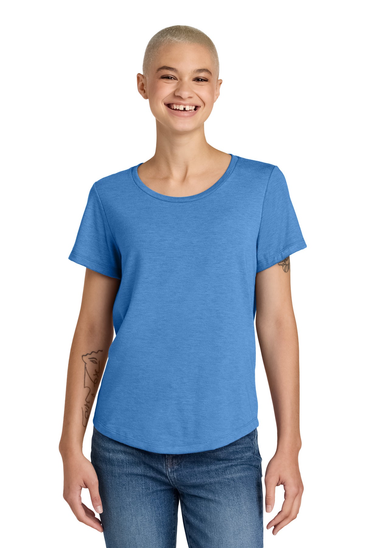 Allmade? Women's Relaxed Tri-Blend Scoop Neck Tee AL2015