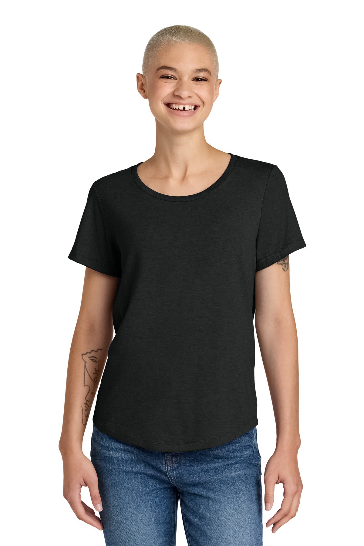 Allmade? Women's Relaxed Tri-Blend Scoop Neck Tee AL2015