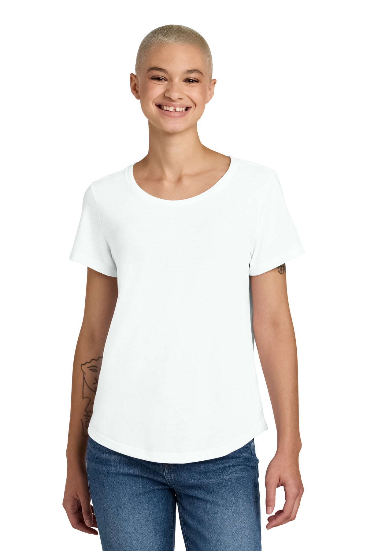 Allmade? Women's Relaxed Tri-Blend Scoop Neck Tee AL2015