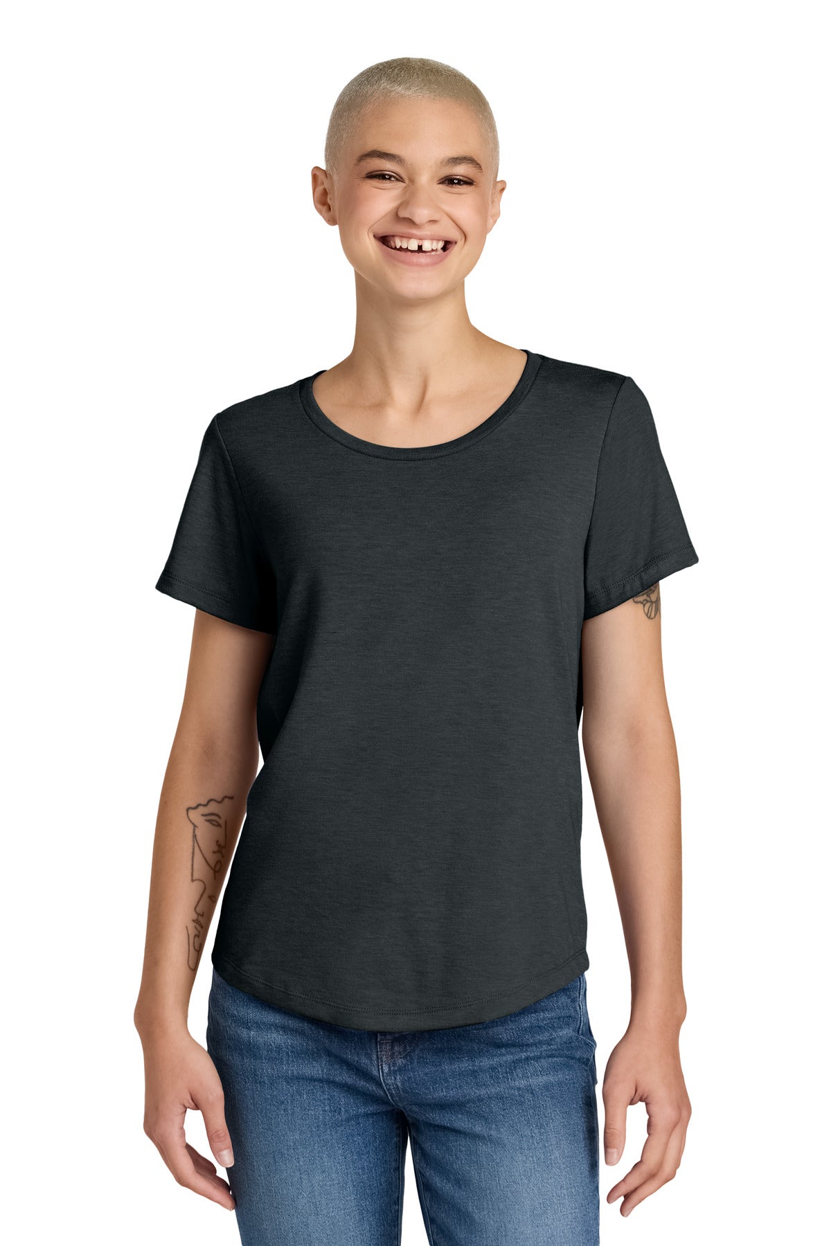 Allmade? Women's Relaxed Tri-Blend Scoop Neck Tee AL2015