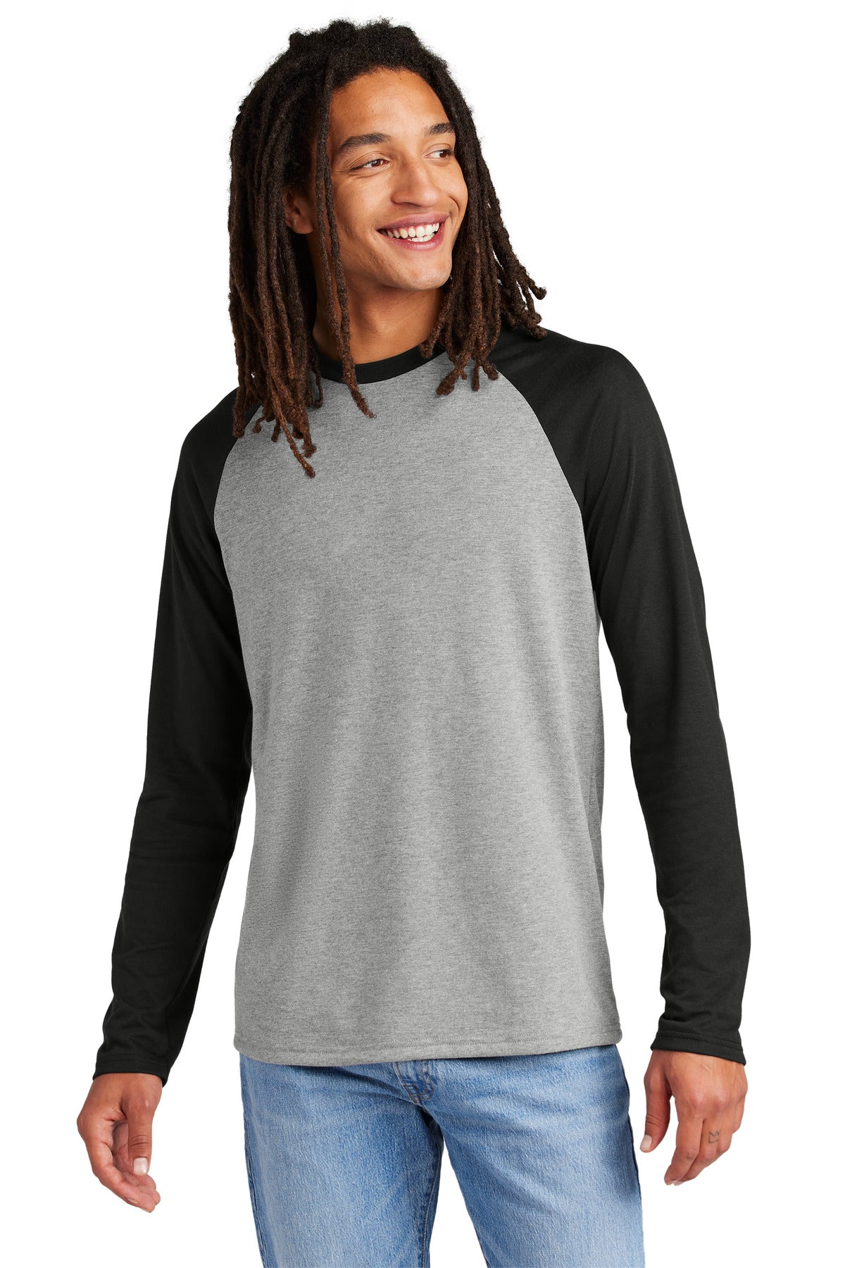 Allmade? Unisex Tri-Blend Long Sleeve Colorblock Raglan AL6009