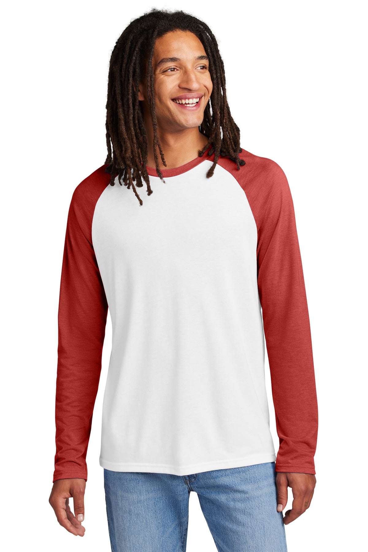 Allmade? Unisex Tri-Blend Long Sleeve Colorblock Raglan AL6009