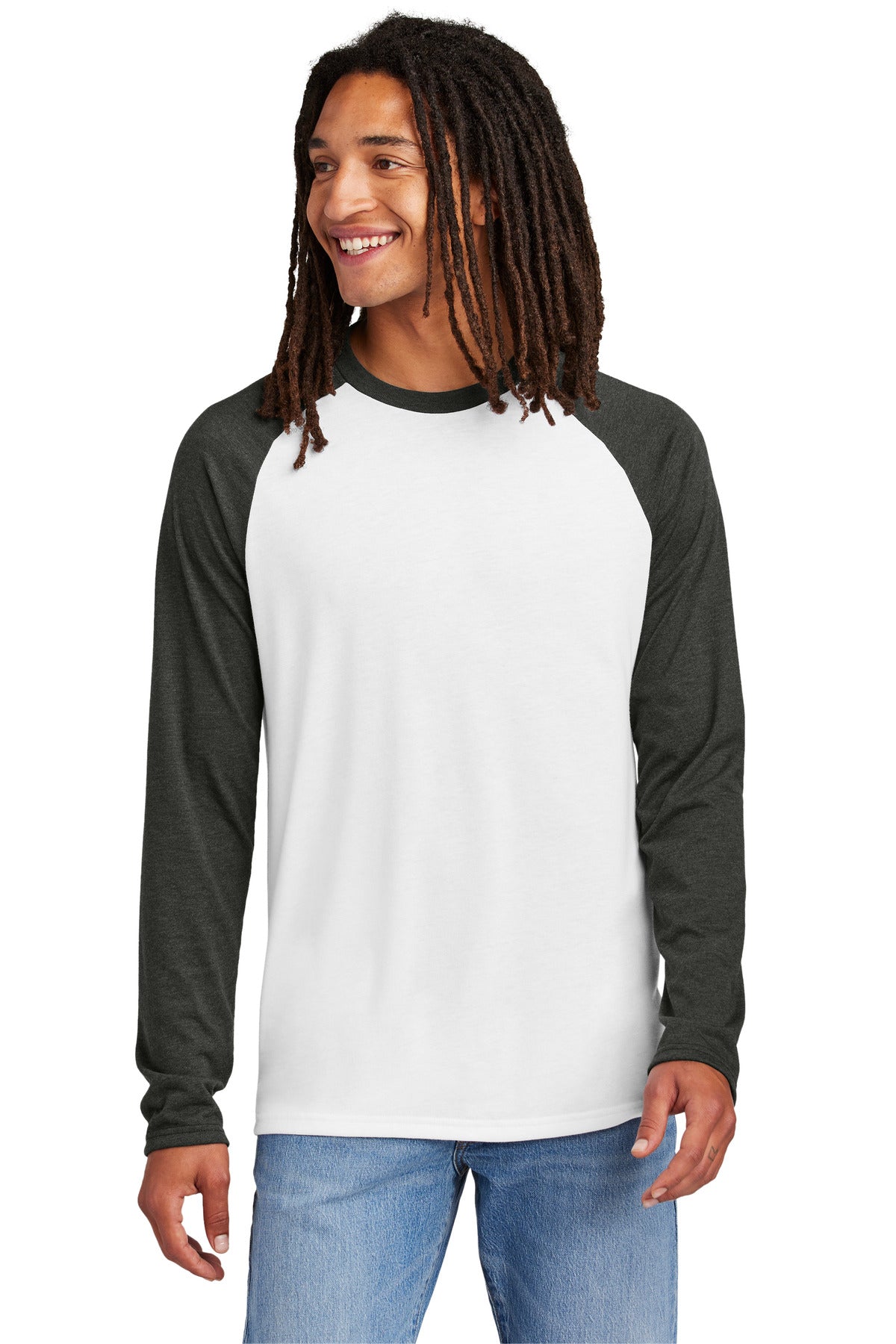 Allmade? Unisex Tri-Blend Long Sleeve Colorblock Raglan AL6009