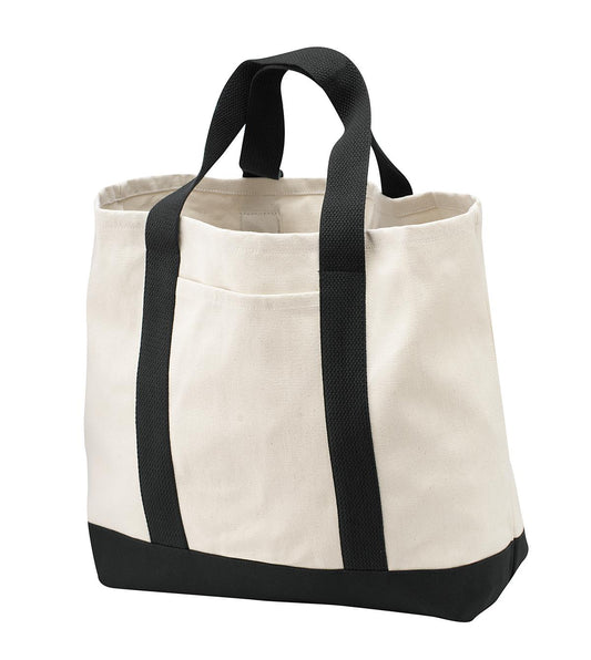 Port Authority? - Ideal Twill Two-Tone Shopping Tote.  B400