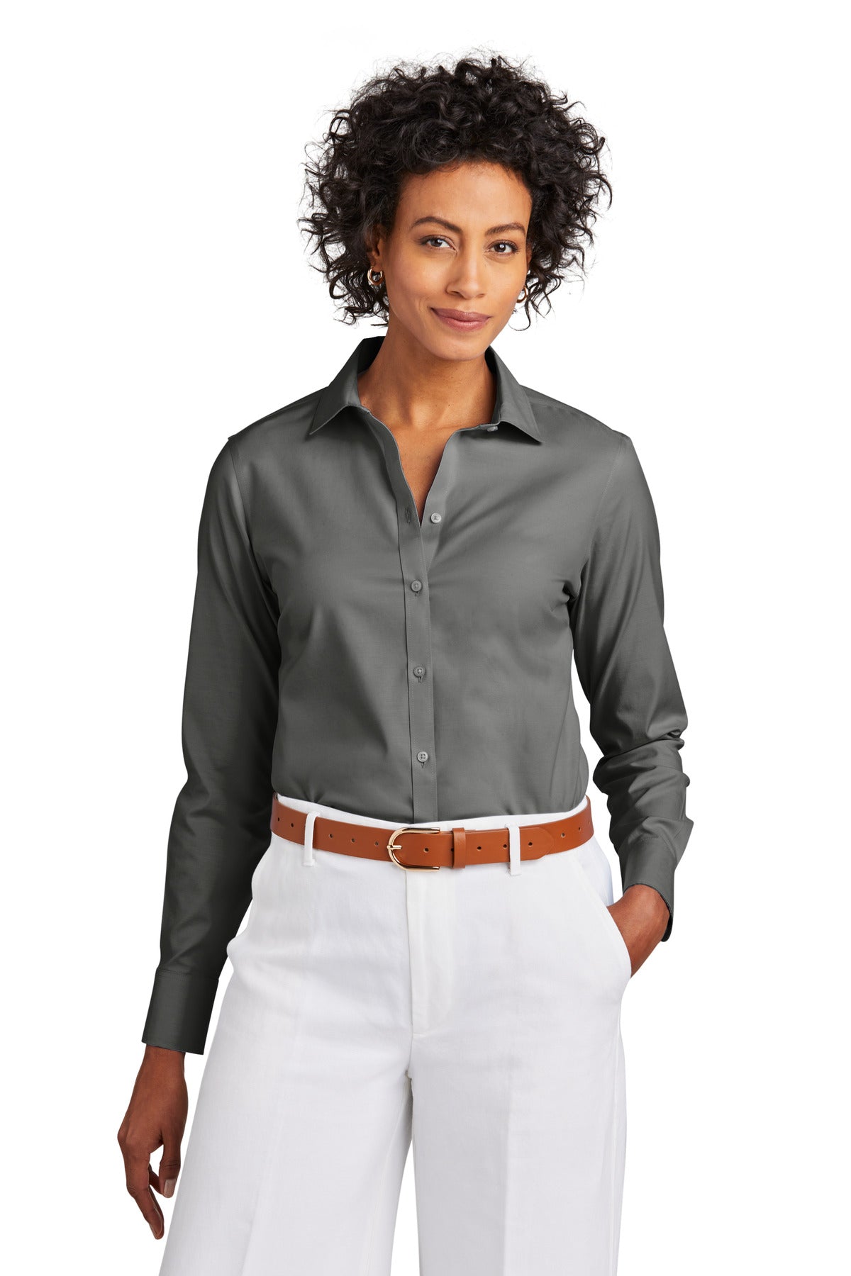 Brooks Brothers? Women's Wrinkle-Free Stretch Pinpoint Shirt BB18001