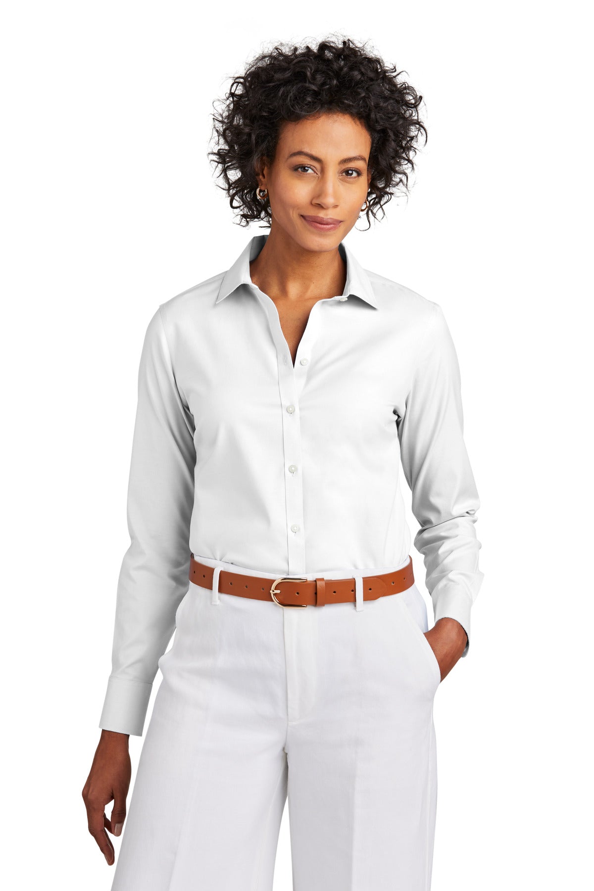 Brooks Brothers? Women's Wrinkle-Free Stretch Pinpoint Shirt BB18001