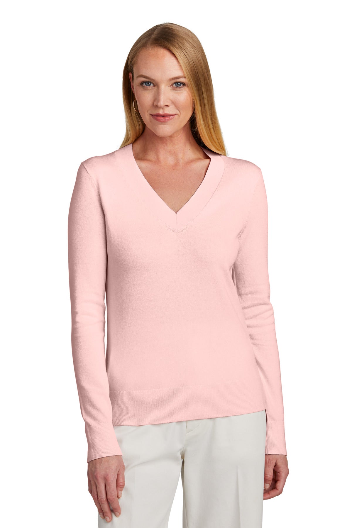 Brooks Brothers? Women's Cotton Stretch V-Neck Sweater BB18401