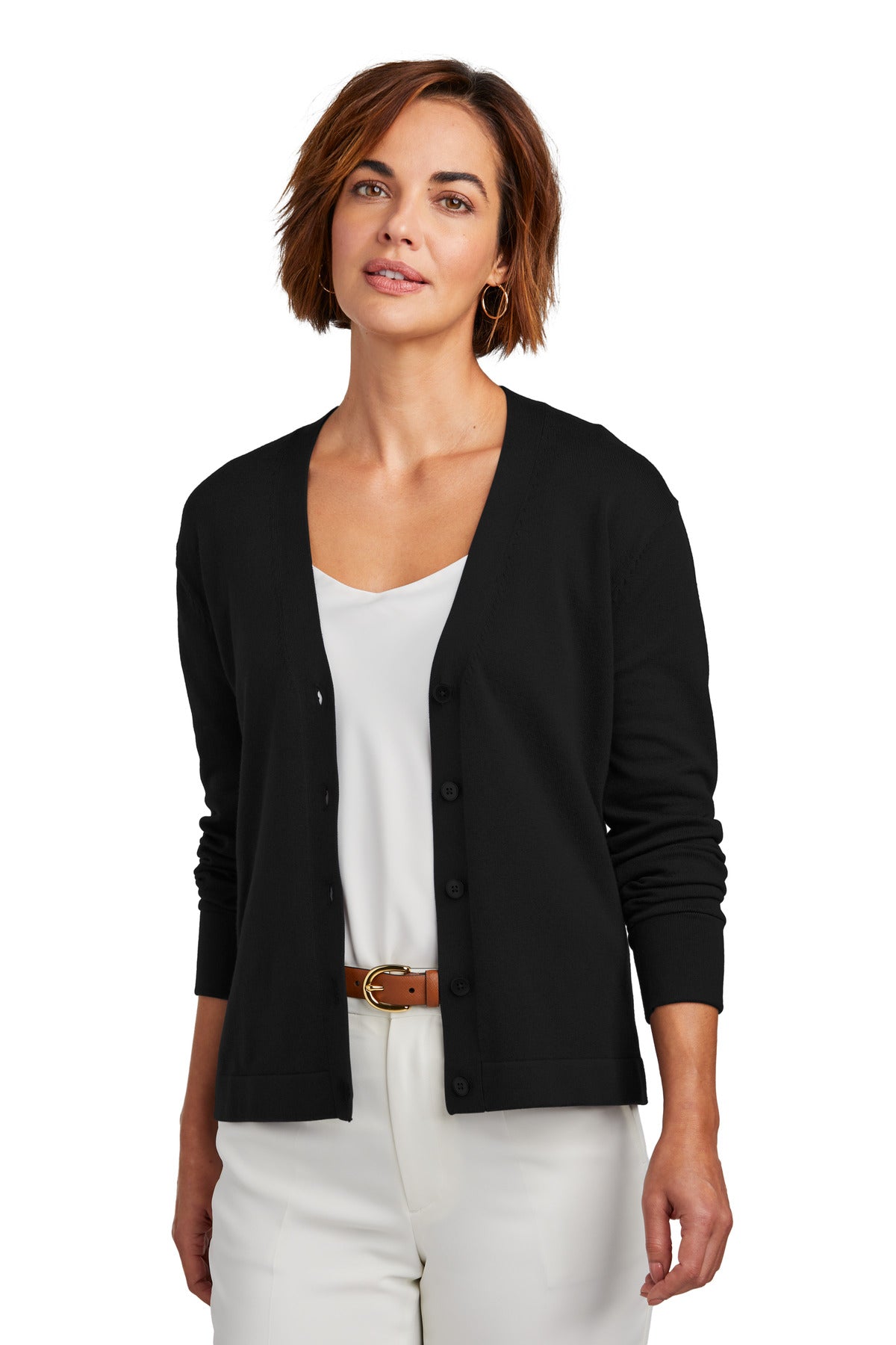 Brooks Brothers? Women's Cotton Stretch Cardigan Sweater BB18405