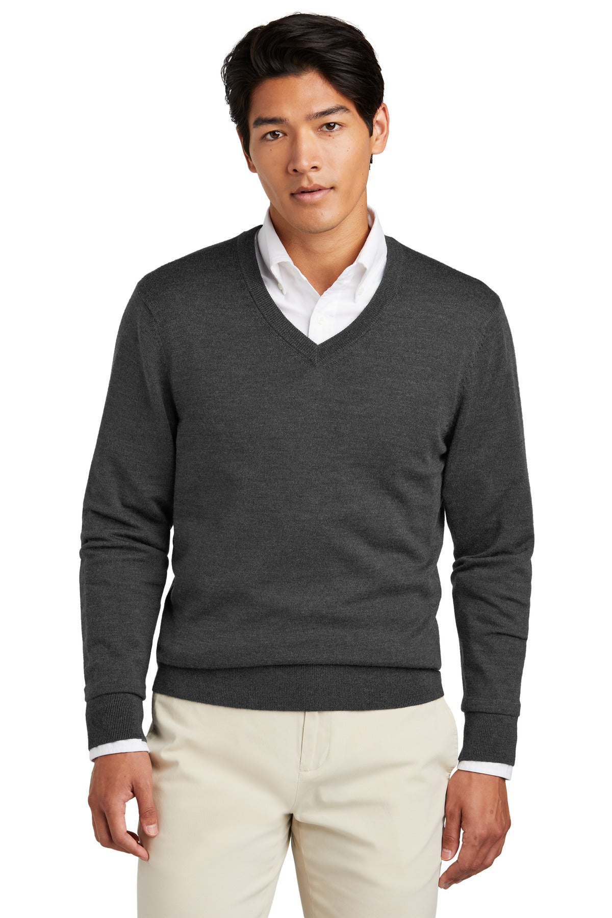 Brooks Brothers? Washable Merino V-Neck Sweater BB18410