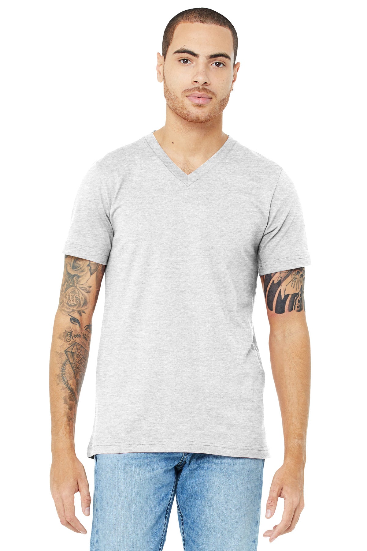 BELLA+CANVAS ? Unisex Jersey Short Sleeve V-Neck Tee. BC3005