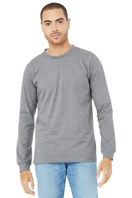 BELLA+CANVAS? Unisex Heather CVC Long Sleeve Tee BC3501CVC