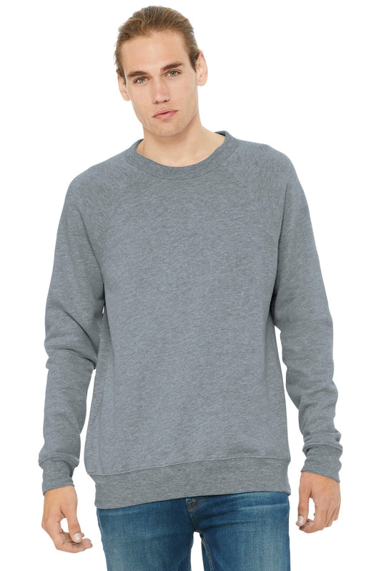 BELLA+CANVAS ? Unisex Sponge Fleece Raglan Sweatshirt. BC3901