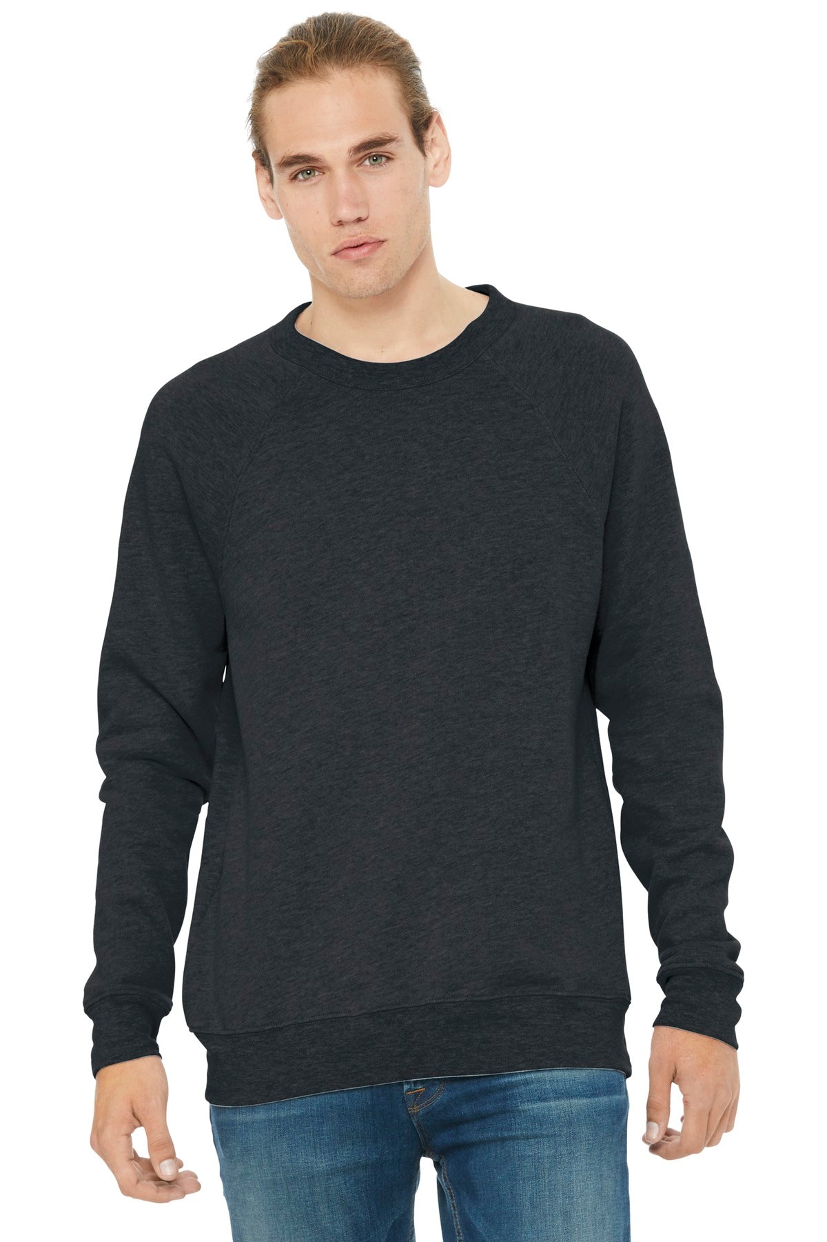 BELLA+CANVAS ? Unisex Sponge Fleece Raglan Sweatshirt. BC3901