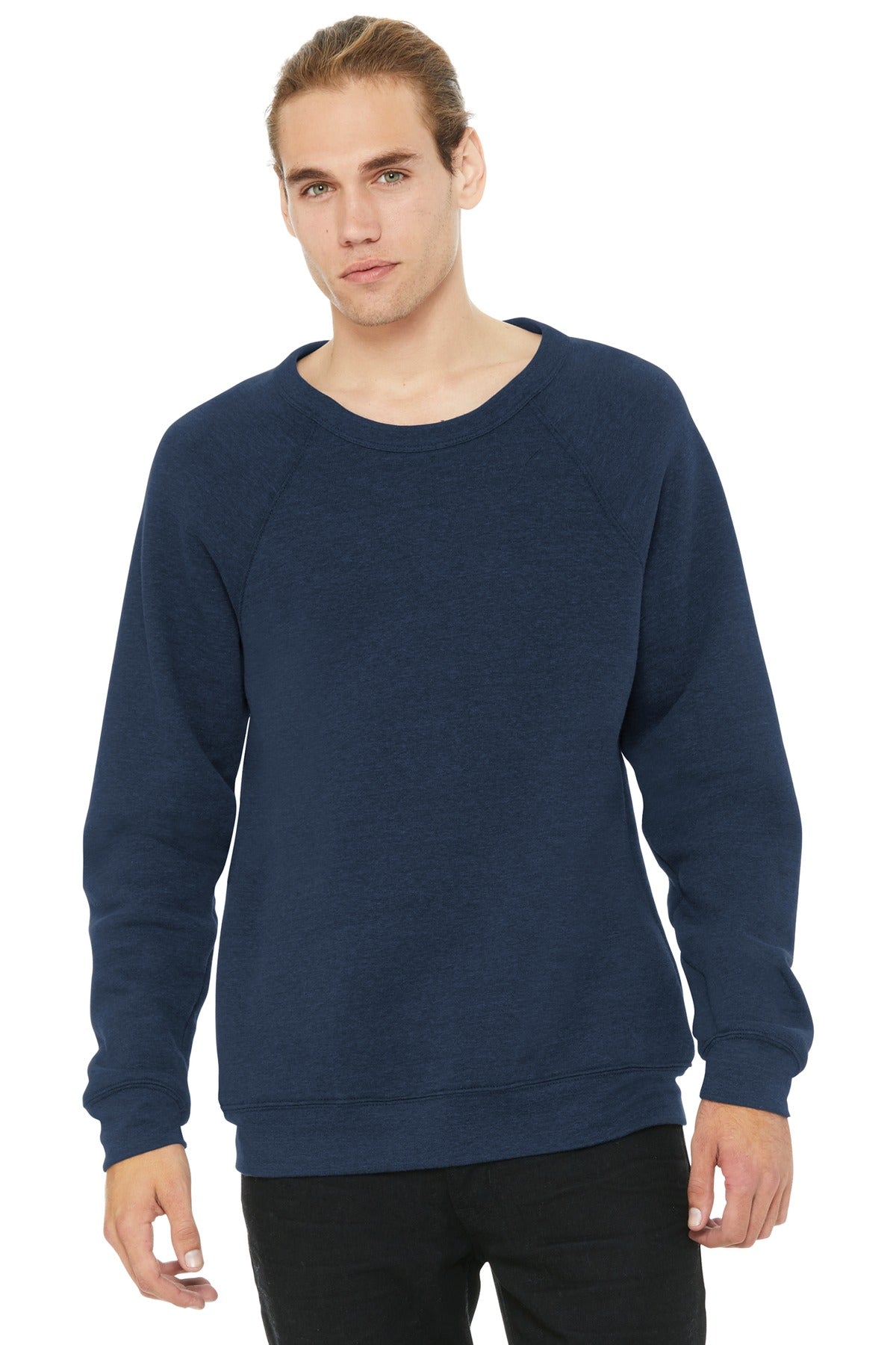 BELLA+CANVAS ? Unisex Sponge Fleece Raglan Sweatshirt. BC3901