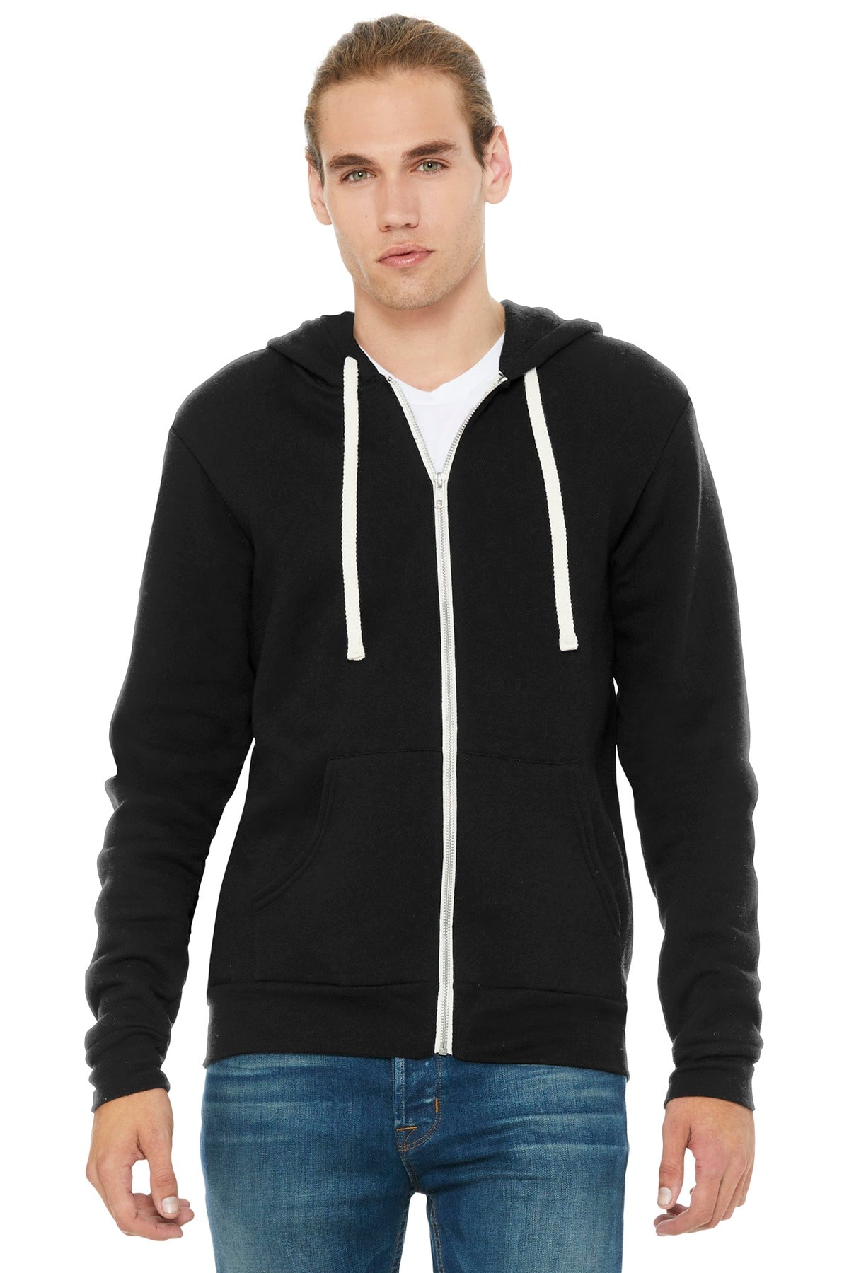 BELLA+CANVAS ? Unisex Triblend Sponge Fleece Full-Zip Hoodie. BC3909